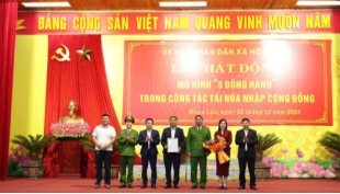 QUẢNG TRỊ: Ra mắt mô hình “05 đồng hành” trong công tác tái hòa nhập cộng đồng trên địa bàn xã Hoàn Lão